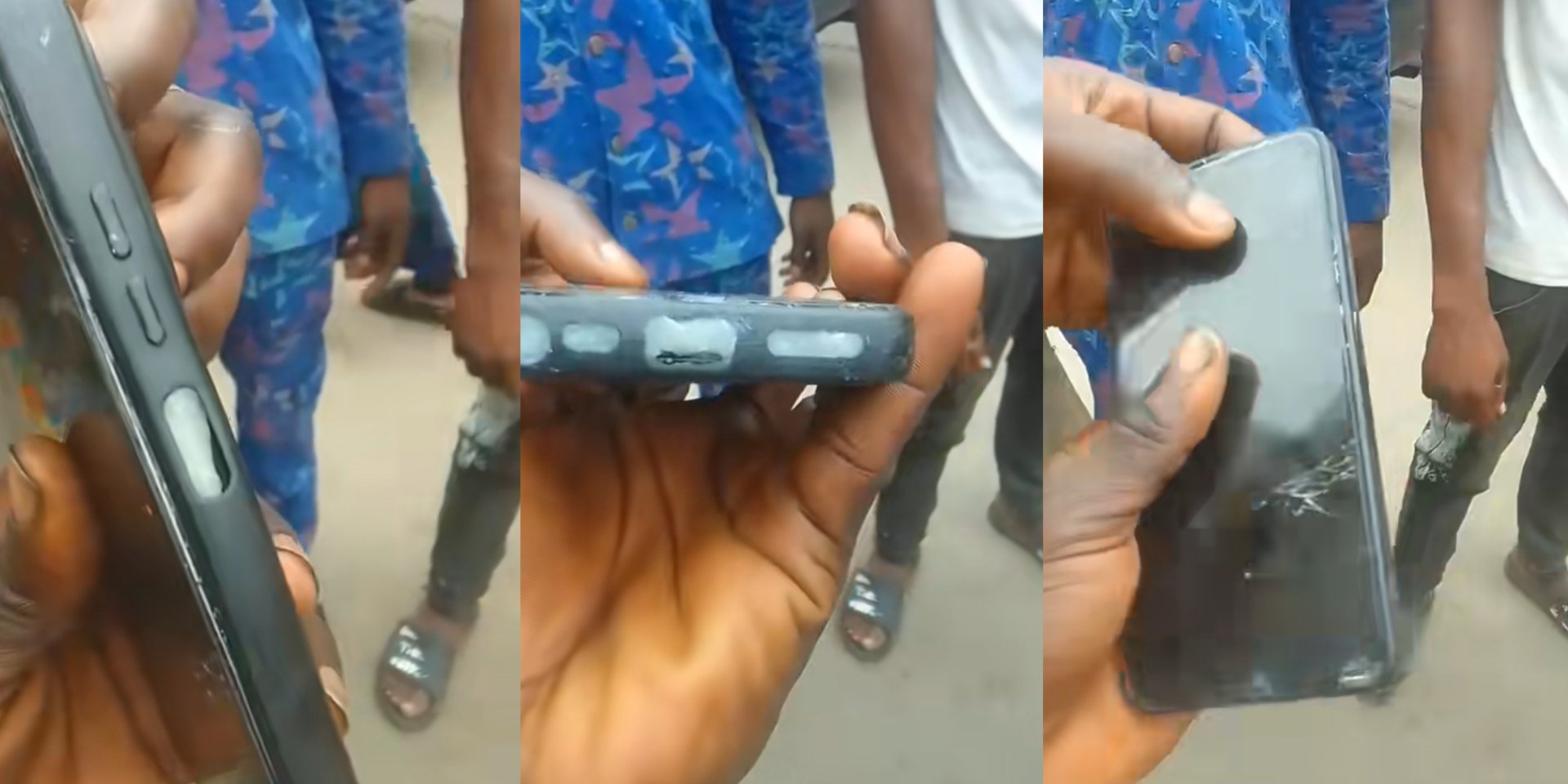 Lady Breaks Down After Discovering Fufu Inside Brand New Phone Package