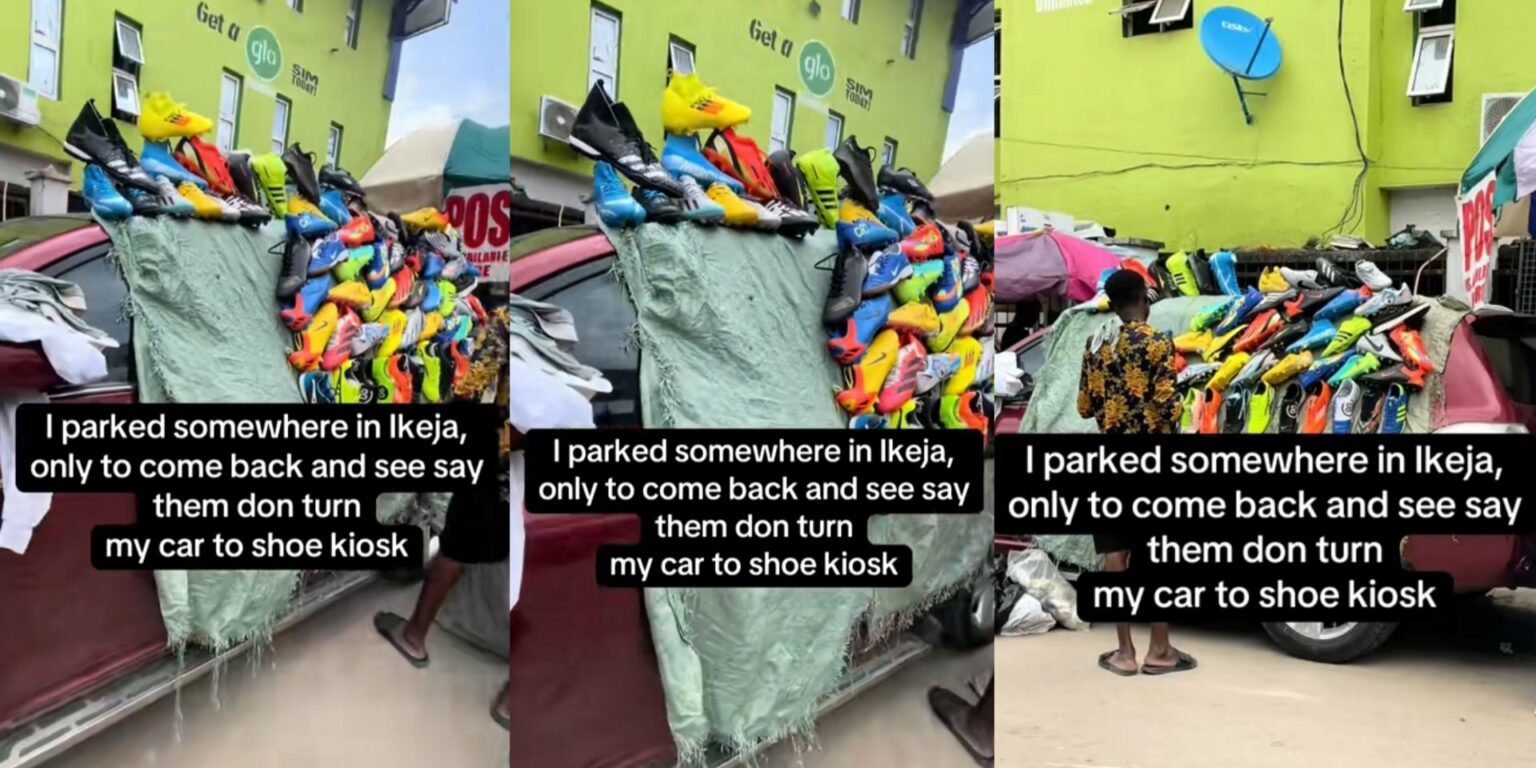 Man Stunned to Discover His Car Transformed into a Mini Shoe Store