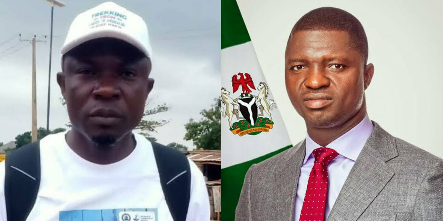 Ebonyi Man Receives N10m Gift from Gov Nwifuru After Trekking from Lagos to Abakaliki
