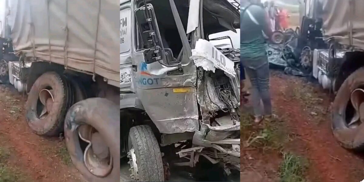 Tragedy Strikes as Dangote Truck Accident Claims Lives of Family of Five