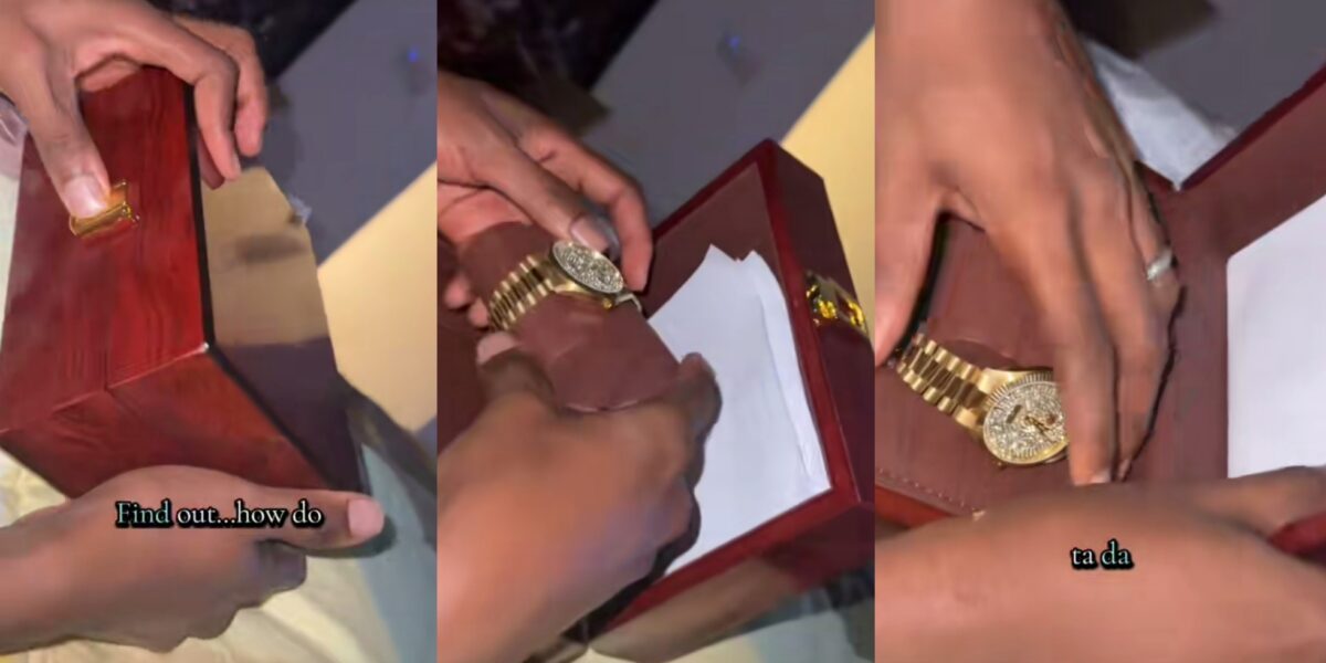 New Bride Gifts Husband ₦12M Luxury Watch in Post-Wedding Surprise