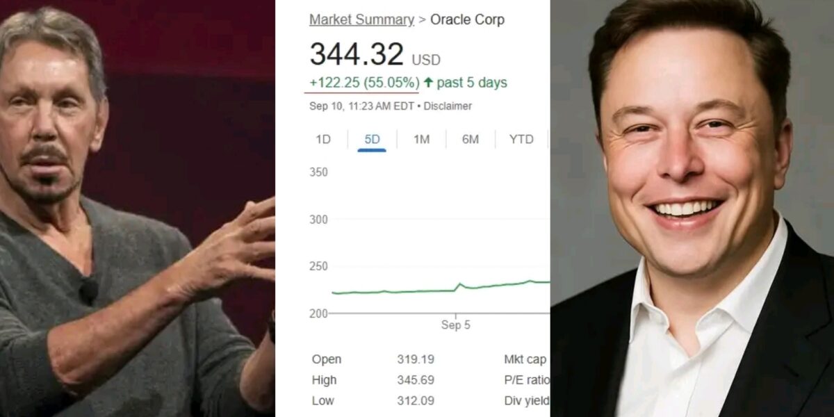 Larry Ellison Overtakes Elon Musk to Claim Title of World’s Richest Person